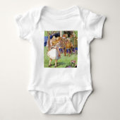 Alice struikelt over het theekransje van de Mad Ha Romper (Voorkant)