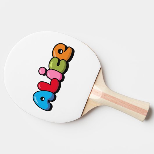 Alice Tafeltennisbatje (Zijkant)