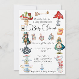 Alice Tea Party thema Kaart