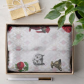 Alice, tenniel, zwarte en rode koningin van de har tissuepapier (Geschenk)