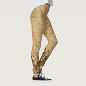Alice Text en Border Brown Leggings (Rechts)