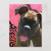 Alice the Boxer Pup van Jen Geraghty Briefkaart (Voorkant)