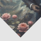 Alice & the Cheshire Cat Decoupage Tissuepapier (Detail)