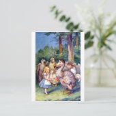 Alice & the Dodo in Full Color Briefkaart (Staand voorkant)