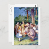 Alice & the Dodo in Full Color Briefkaart (Voorkant / Achterkant)