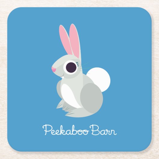 Alice the Rabbit Kartonnen Onderzetters (Voorkant)