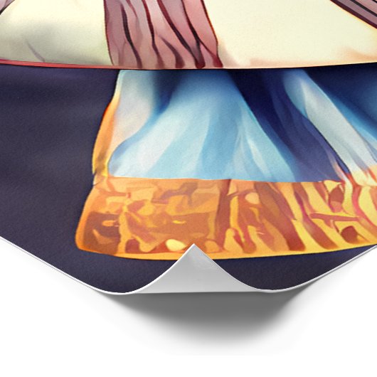 Alice the Rabbit Queen Poster (Hoek)