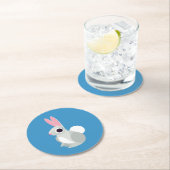 Alice the Rabbit Ronde Kartonnen Onderzetter (Insitu)