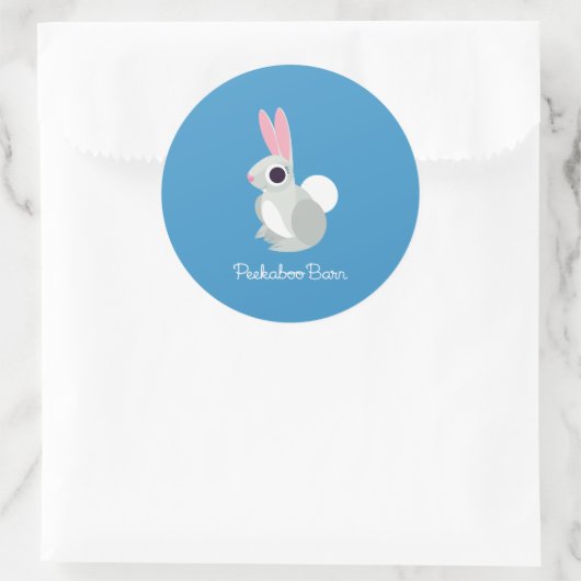Alice the Rabbit Ronde Sticker (Tas)