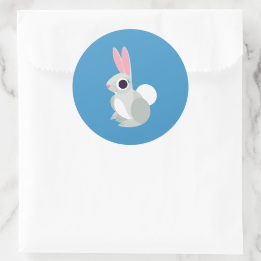 Alice the Rabbit Ronde Sticker (Tas)