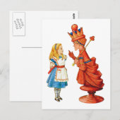 Alice & The Red Queen Briefkaart (Voorkant / Achterkant)