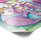 "Alice & the White Rabbit Halloween" Foto afdrukke Foto Afdruk (Hoek)