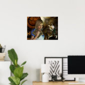 Alice & The White Rabbit Print (Thuiskantoor)