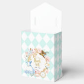 Alice theefeestje wonderland verjaardag paarse gun bedankdoosjes (Geopend)