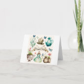 Alice-thema Bedankkaart (Voorkant)