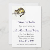 Alice Thgerespecte Party nodigt uit Kaart (Achterkant)