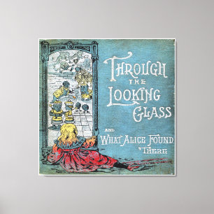 Alice Through the look Glass Canvas Afdruk