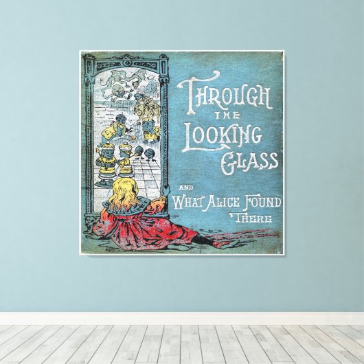 Alice Through the look Glass Canvas Afdruk (Insitu (Houten vloer))