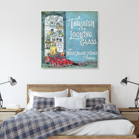 Alice Through the look Glass Canvas Afdruk (Insitu (Slaapkamer))