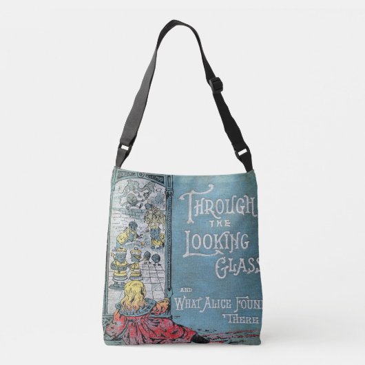 Alice Through the look Glass Crossbody Tas (Achterkant)