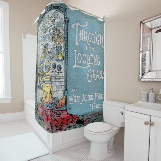 Alice Through the look Glass Douchegordijn (In situ)