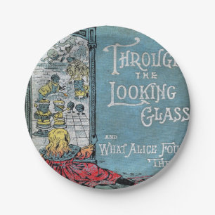 Alice Through the look Glass Papieren Bordje