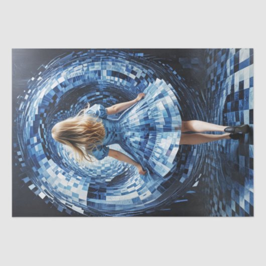 Alice Through the Portal Decoupage Tissuepapier (Voorkant)