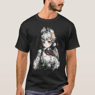 Alice Thymefield ZZZ Zilver Haar Konijnenoren Fenc T-shirt