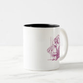 Alice Tiny Deur Tweekleurige Koffiemok (Voorkant rechts)