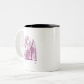 Alice Tiny Deur Tweekleurige Koffiemok (Voorkant links)