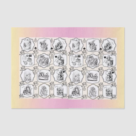 Alice Tissue Paper - 15 gsm (10lb), wit Tissuepapier (Voorkant)