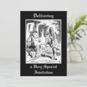 Alice - Uitnodiging van de Duchess om croquet wi t (Staand voorkant)