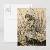 Alice van Rackham in Wonderland Briefkaart (Voorkant / Achterkant)