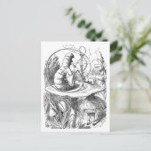 Alice van Tenniel in het Wonderland Briefkaart (Staand voorkant)