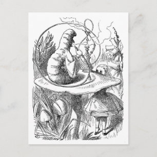 Alice van Tenniel in het Wonderland Briefkaart