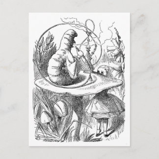 Alice van Tenniel in het Wonderland Briefkaart