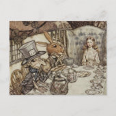 Alice Verjaardag Onverjaardag Konijn Hoedenmaker F Briefkaart (Voorkant)