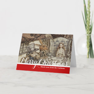 Alice Verjaardag Onverjaardag Konijn Hoedenmaker F Feestdagen Kaart