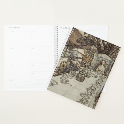 Alice Verjaardag Onverjaardag Konijn Hoedenmaker F Planner (Display)