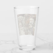 Alice Verjaardags Onverjaardags Konijn Hoedenmaker Glas (Achterkant)