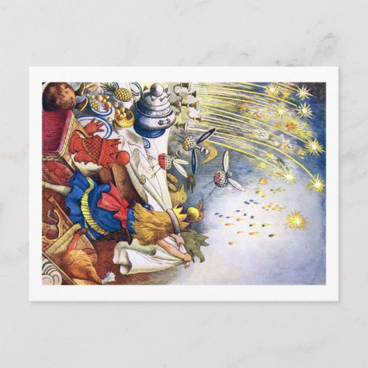 ALICE VERLIEST HAAR COOL IN WONDERLAND BRIEFKAART (Voorkant)