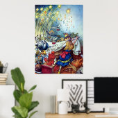 Alice verstoort de tafelposter poster (Thuiskantoor)