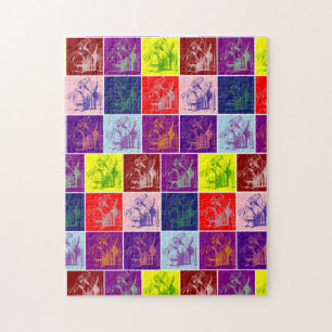 Alice vindt een kleine pop. legpuzzel