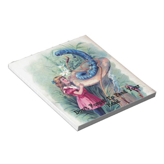  Alice voedt je hoofd Notitieblok (Schuin)