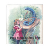  Alice voedt je hoofd Notitieblok (Voorkant)