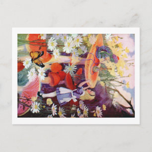 Alice vraagt advies van de derde pijler briefkaart