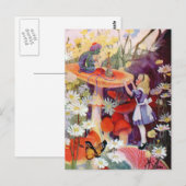 Alice vraagt advies van de derde pijler briefkaart (Voorkant / Achterkant)