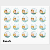Alice & Vrienden Blue Tea Party Stickers (Vel)