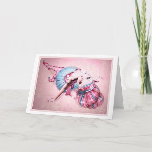 Alice wenskaart kaart (Voorkant)