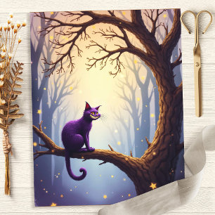 Alice Whimsical Cheshire Cat Boomboek Papier